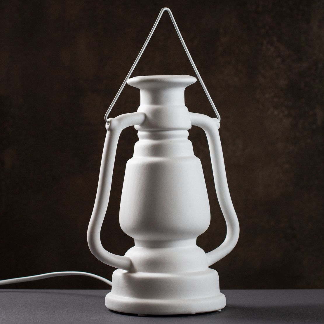 Настільна порцелянова лампа-нічник "Вінтажна лампа" Chakra Home, з регулюванням кольору освітлення 16 кольорів!