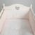 Бортик для дитячого ліжечка 30*210 Swan рожевий