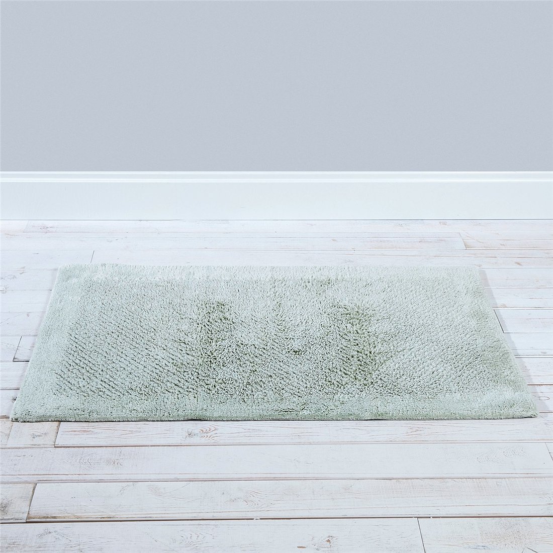 Очень мягкий коврик для ванной комнаты Malawi 40*60 нежно-зеленый