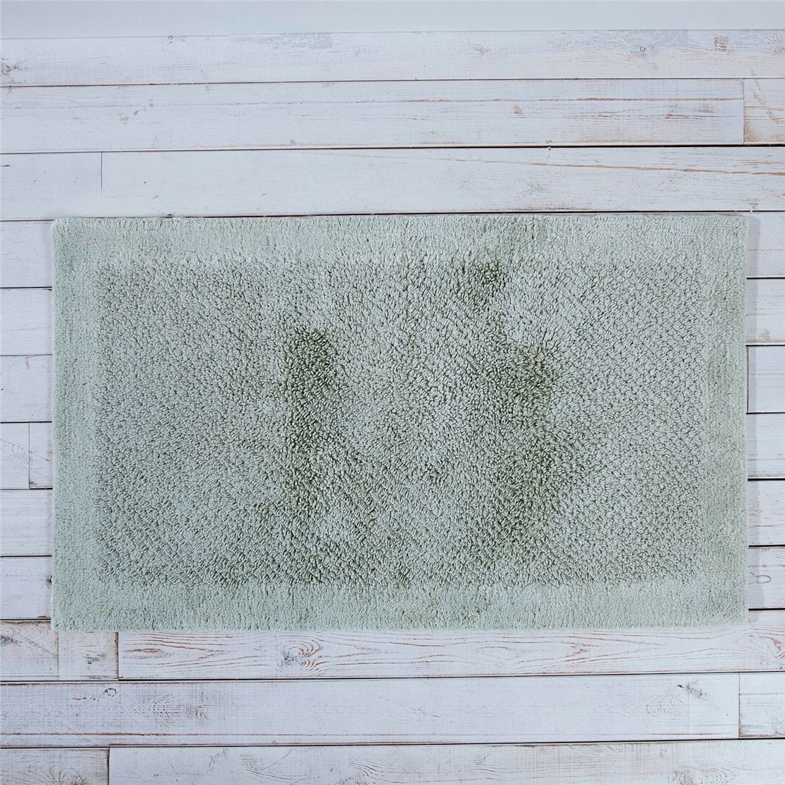 Очень мягкий коврик для ванной комнаты Malawi 40*60 нежно-зеленый