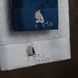 Рушник банний Сasta синій з вишивкою ручної роботи в ассортименті фото 3
