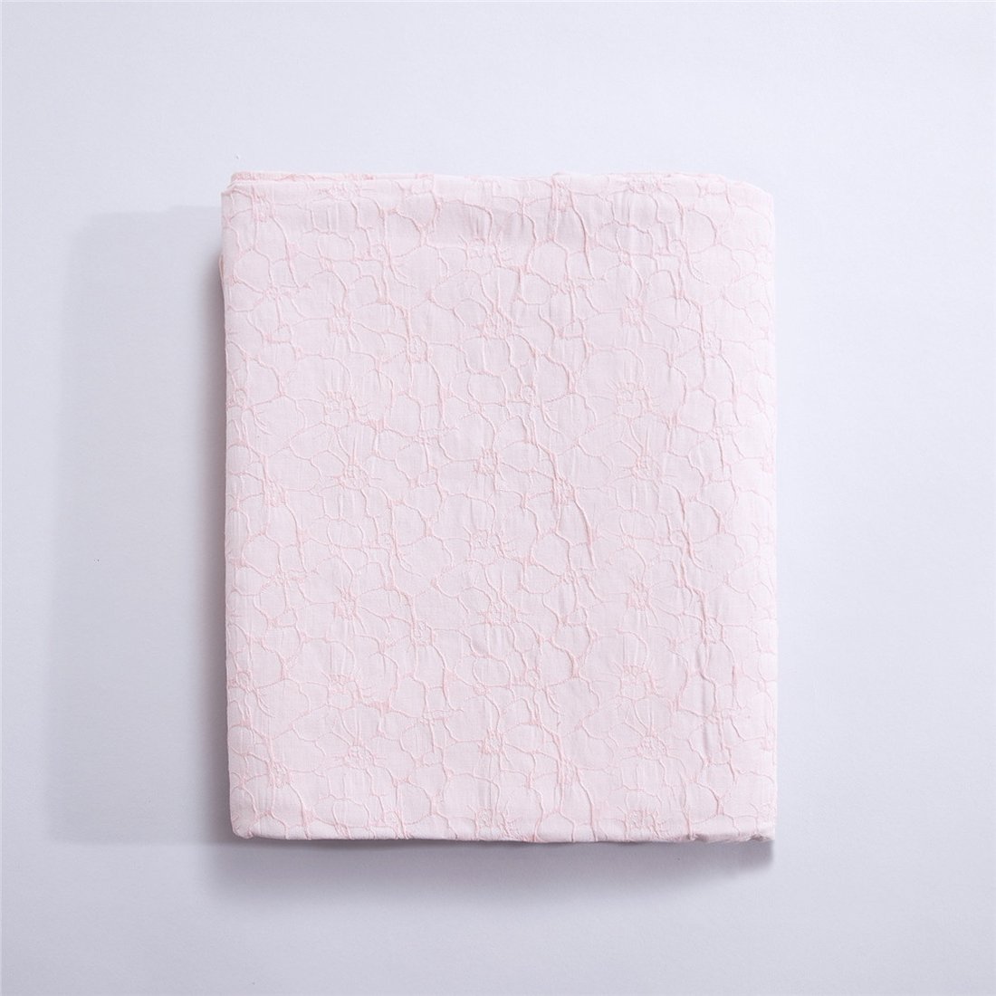 Покрывало на кровать розовое с белыми цветами New Flore Хлопок 240X260 см