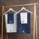 Рушник банний Сasta синій з вишивкою ручної роботи в ассортименті фото 6