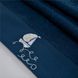Рушник банний Сasta синій з вишивкою ручної роботи в ассортименті фото 4