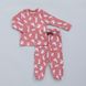 Детская пижама RABBIT 4-6 лет, розовая с кроликами фото 1