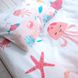 Детский комплект постельного белья 100*150 Ocean розовый фото 2