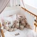 Декоративная подушка детская 3D аппликация 40*40 Bear3 розовая фото 2