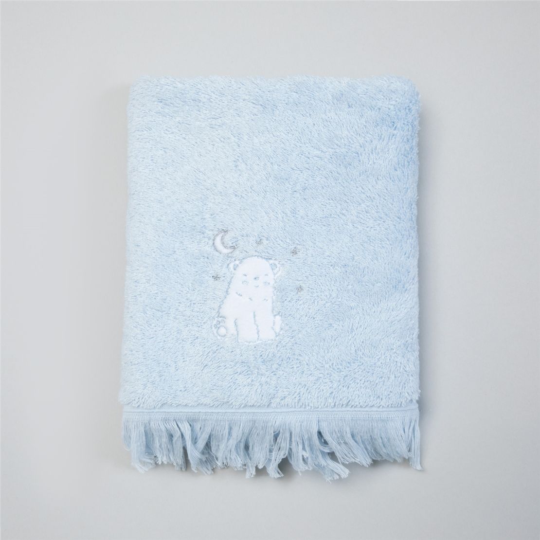 М'який дитячий рушник для обличчя NORTH STAR розмір 50х90 см, голубий