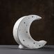 Настільна порцелянова лампа-нічник "Луна", ручна робота, з регулюванням кольору освітлення 16 кольорів! фото 3