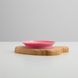 Деревянная тарелка из бамбука на присоске Кролик + ложечка фото 3