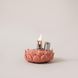 Лампа ароматическая LOTOS, с керамики, для масел, розовая. фото 1