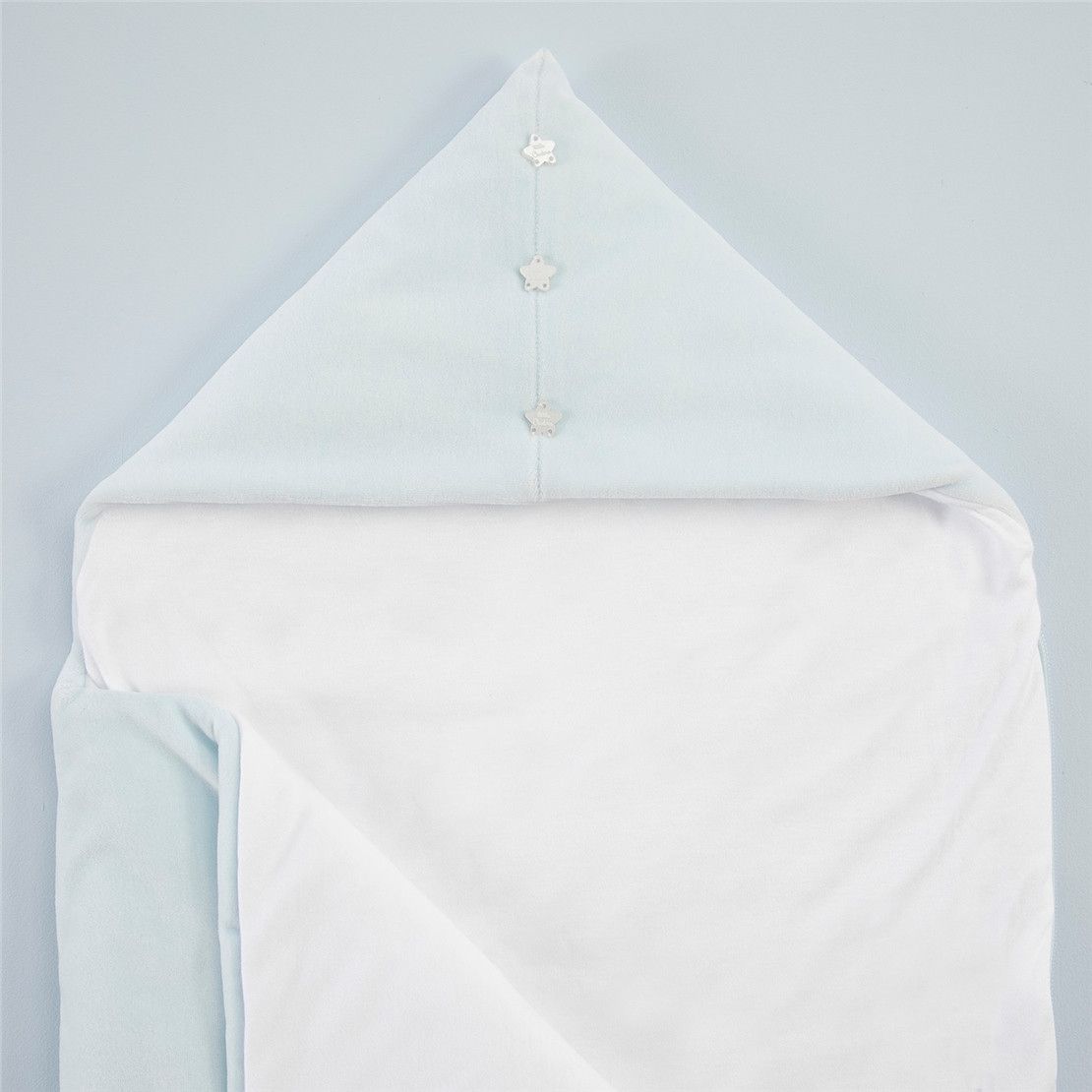 Детский спальный мешок для сна Bear 3, 44*74 голубой