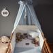 Декоративна подушка дитяча 3D аплікація 40*40 Bear3 рожева фото 3