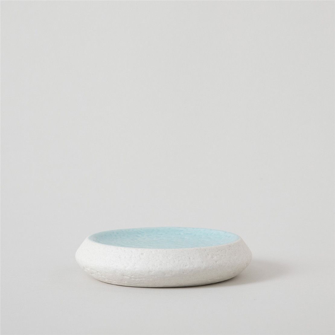 Керамический набор аксессуаров для ванной SANTORINI, 5 предметов, бело-голубой