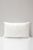 Декоративна подушка з мереживом біла 100% льон 35*55 Berit