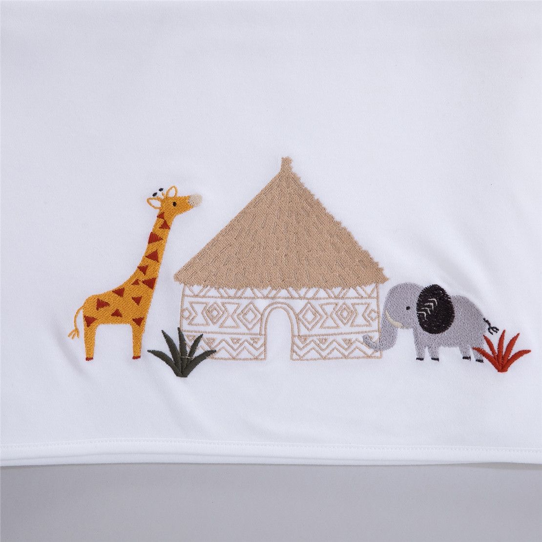 Набор для новорожденных универсальный Safari, 50-56 см, 6 единиц, белый