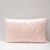 Декоративна подушка з мереживом рожева 100% льон 35*55 Berit