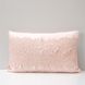 Декоративна подушка з мереживом рожева 100% льон 35*55 Berit фото 1