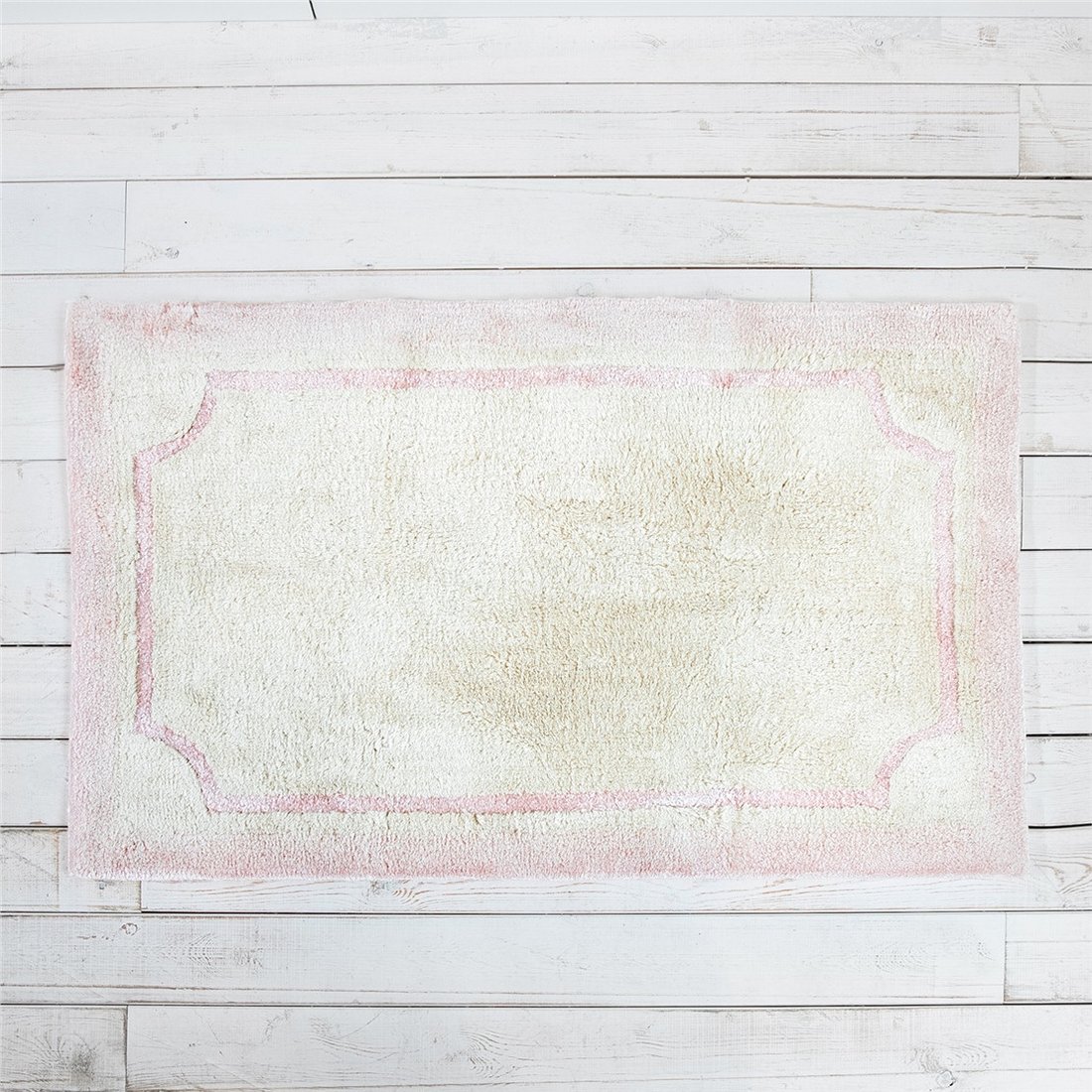 Ніжний килимок для ванної кімнати Sebestian 60*100, молочно-рожевий