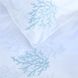 Комплект постільної білизни з вишивкою білий 200х220 Teal фото 4