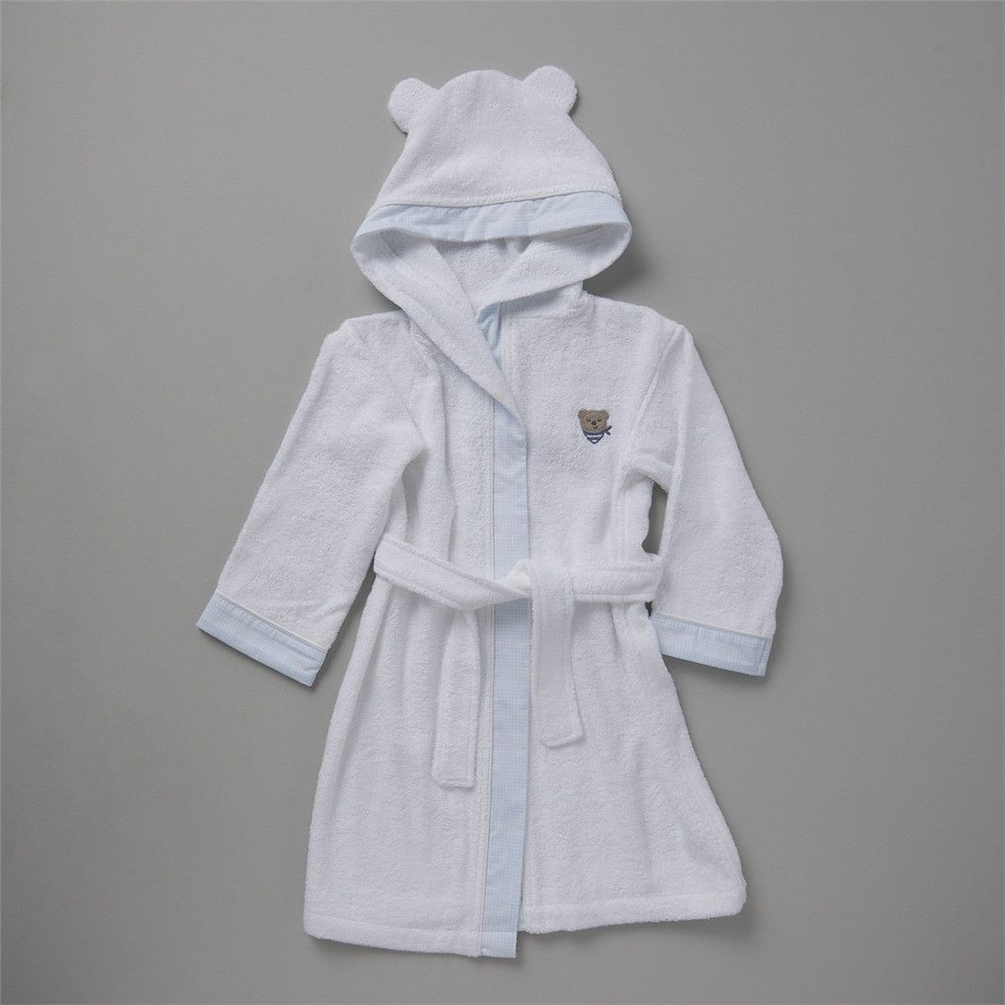 Дитячий халат Bear3 c 3D аплікацією Ведмедики для хлопчика 5-6