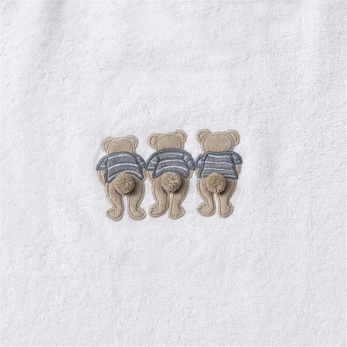 Детский халат Bear3 c 3D аппликацией Мишки для мальчика 5-6