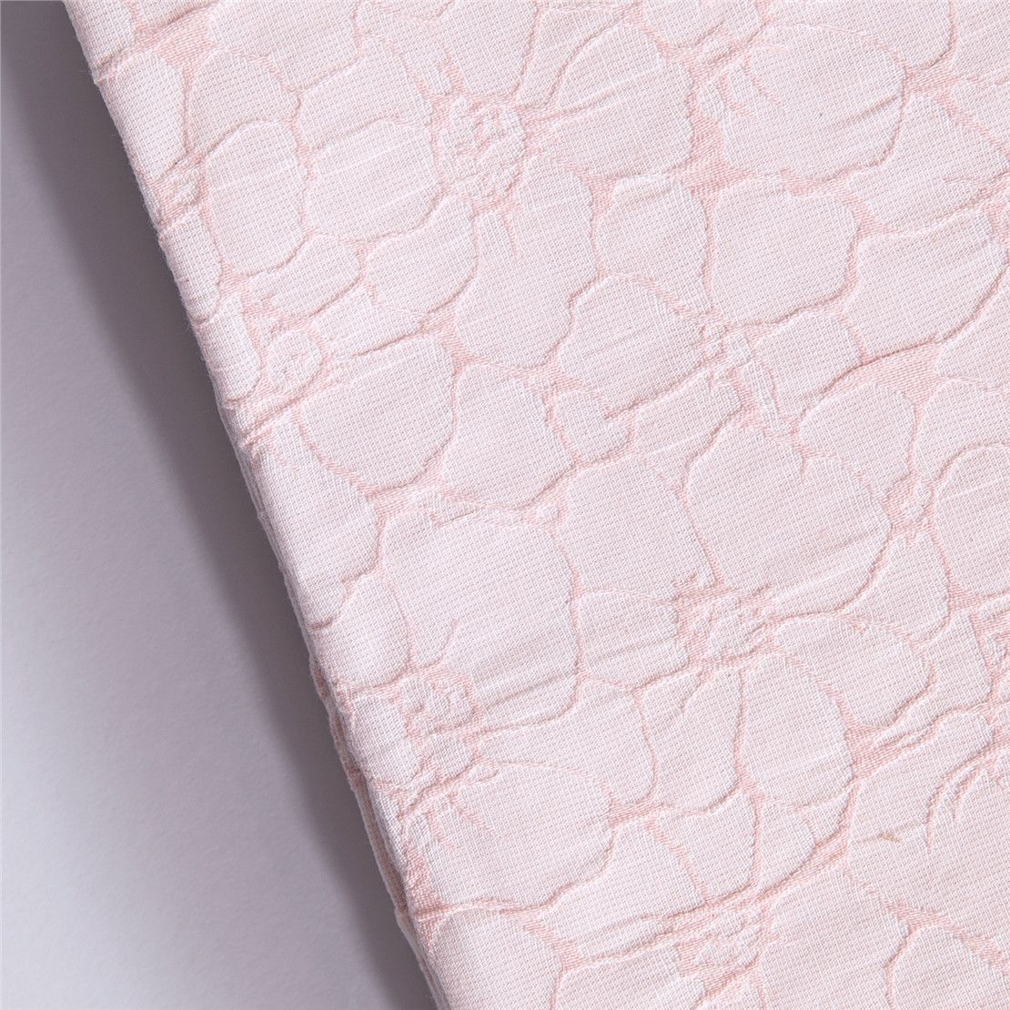 Покрывало на кровать розовое с белыми цветами New Flore Хлопок 280x270 см