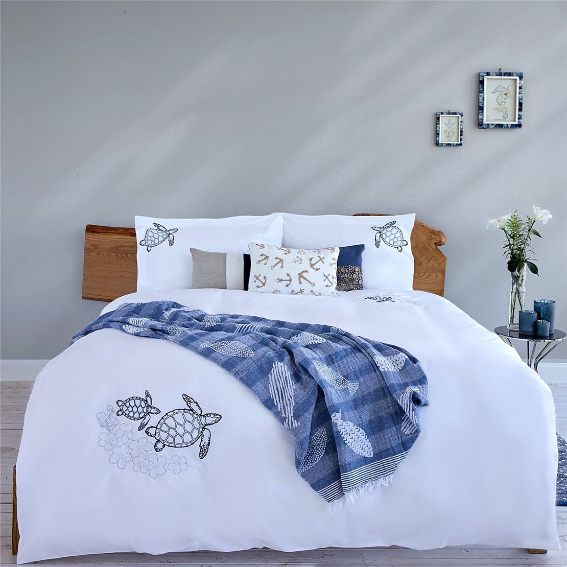 Декоративная подушка натурального кольору 30*50 Якір