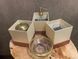Набір аксесуарів для ванної Wes із скла та алюмінію, золото, 4 предмета фото 6