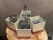Набір аксесуарів для ванної Gabriel з скла і алюмінію, антрацит, 4 предмета фото 6