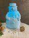 Новорічна настільна порцелянова лампа-нічник Сһакга Home ручна робота, з регулюванням кольору освітлення фото 3