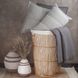 Бамбуковий кошик для білизни Teodora з бавовняним чохлом фото 4