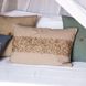 Декоративная подушка ручной работы дизайн пуговицы 40*60 Petra Brown фото 2