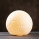 Настольная фарфоровая лампа-ночник "Футбольный мяч", ручная работа, с регулировкой цвета освещения 16 цветов! фото 1