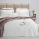 Декоративна подушка біла із золотою облямівкою 35*55 Vildar фото 3