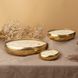 Декоративна свічка ароматична OUD & AMBER Gold Tray в розмірах фото 4