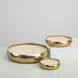 Декоративна свічка ароматична OUD & AMBER Gold Tray в розмірах фото 3