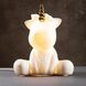 Настільна порцелянова лампа-нічник "Єдиноріг", ручна робота, з регулюванням кольору освітлення 16 кольорів! фото 1