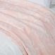Покрывало на кровать розовое с белым рисунком веточки BAHA Хлопок 280x260 см фото 3